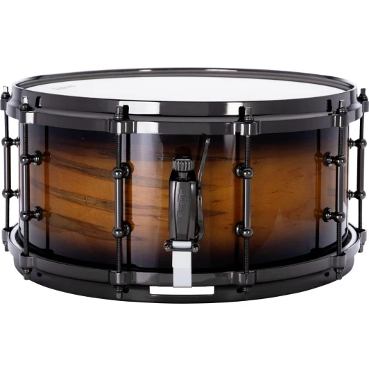 Ludwig Classic Maple Exotic Select 6.5”x14” Snare Drum – Black Gold Burst