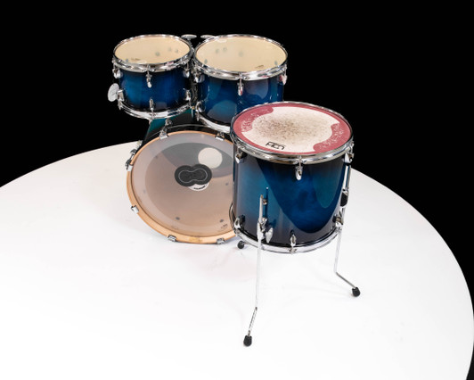 Used Yamaha Stage Custom Deep Blue Sunburst 4PC Shell pack 10/12/14/20