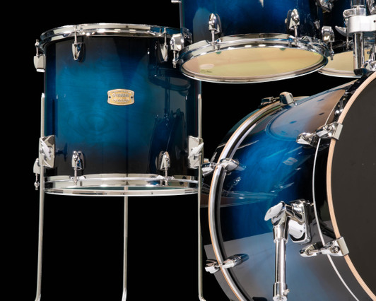 Used Yamaha Stage Custom Deep Blue Sunburst 4PC Shell pack 10/12/14/20