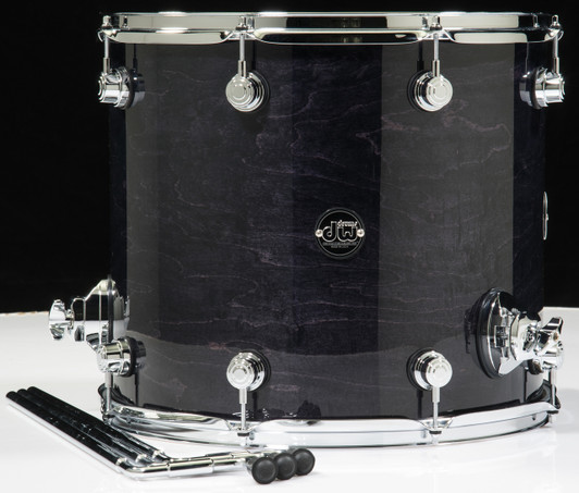 DW Performance Series 12x14 Floor Tom - Ebony Stain DRPL1214LTES