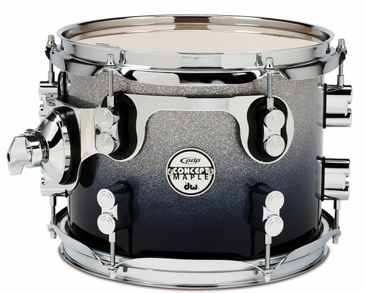 PDP Concept Maple 7pc Shell Pack - Silver to Black Fade PDCM2217SB