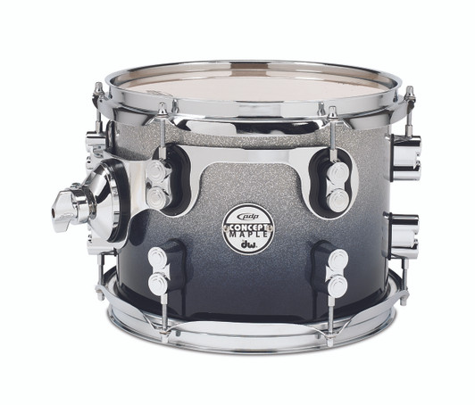 PDP Concept Maple Silver to Black Fade Tom - 8x10