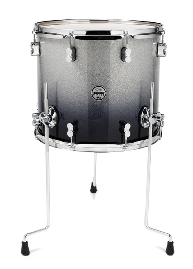 PDP Concept Maple Silver to Black Fade Tom - 14x16