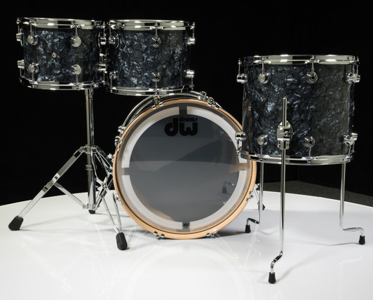 DW Performance Series 4pc Shell Pack 10/12/14/20 Black Diamond - Back