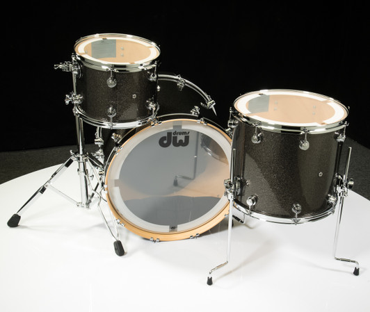 DW Performance Series 3pc Shell Pack Pewter Sparkle 12/16/22