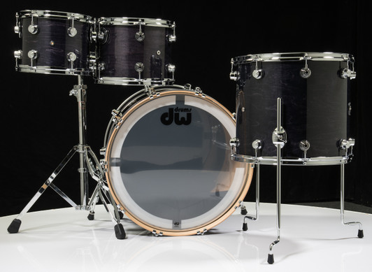 DW Performance Series 4pc Shell Pack - Ebony Stain 10/12/16/22