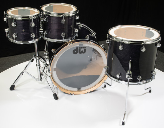 DW Performance Series 4pc Shell Pack - Ebony Stain 10/12/16/22