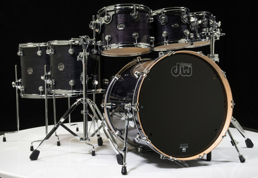 DW Performance Series 6pc Shell Pack - Ebony Stain 8/10/12/14/16/22