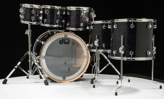 DW Performance Series 6pc Shell Pack - Ebony Stain 8/10/12/14/16/22