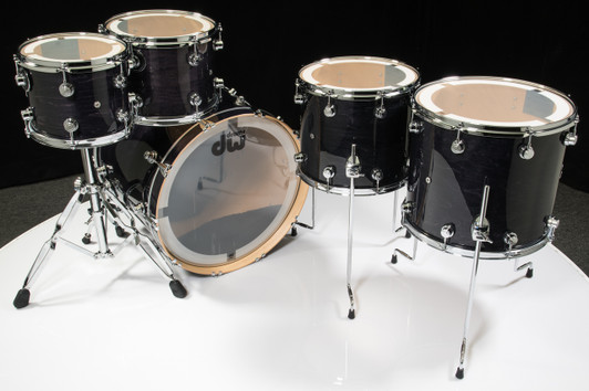 DW Performance Series 5pc Shell Pack - Ebony Stain 10/12/14/16/22