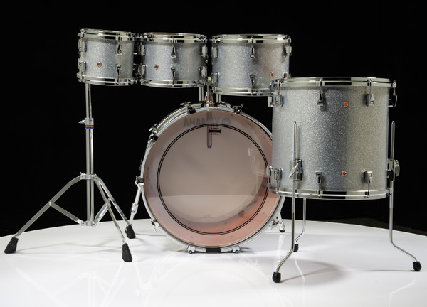 Yamaha Absolute Hybrid Maple 5pc 8/10/12/16/22 Silver Sparkle