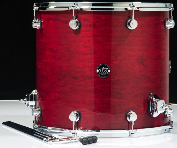 DW Performance Series 16x18 Floor Tom - Cherry Stain
