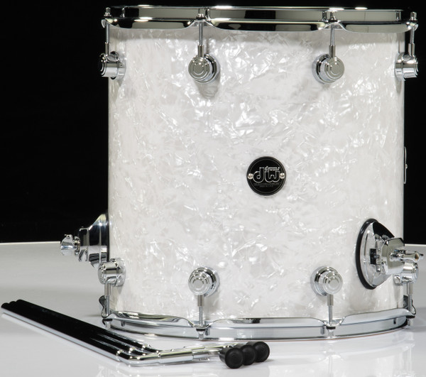 DW Performance Series 14x14 Floor Tom - White Marine
