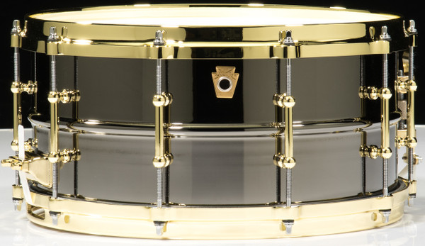 Ludwig 6.5x14 Black Beauty Snare Drum w/Brass Trim