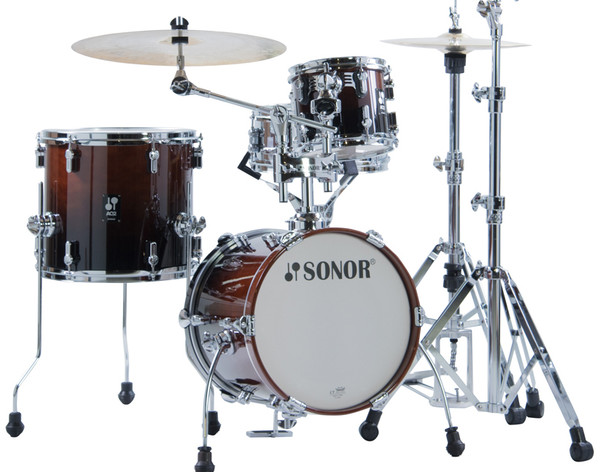 Sonor AQ2 Maple Martini Kit 4pc Shell Pack - Brown Fade Lacquer