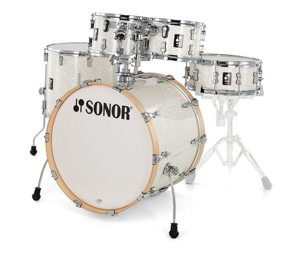 Sonor AQ2 Maple Studio Kit 5pc Shell Pack  - White Pearl