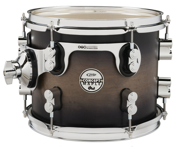 PDP Concept Series Maple 7pc Shell Pack - Satin Charcoal Burst