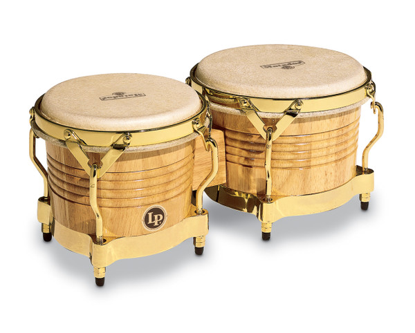 LP Matador Bongos Natural Gold Hardware