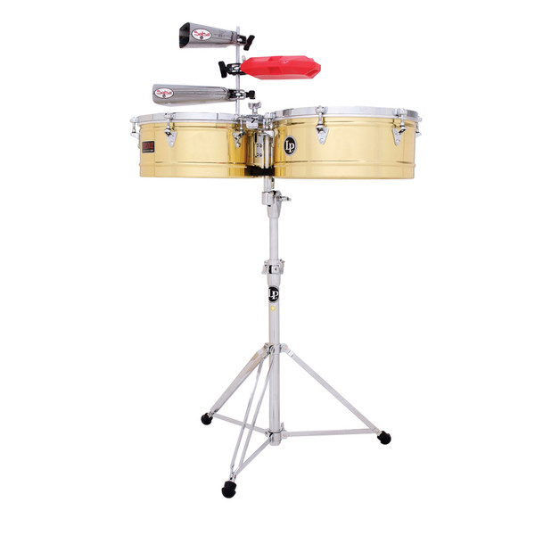 LP Prestige Srs 13 14 Timbales Brass LP1314-B