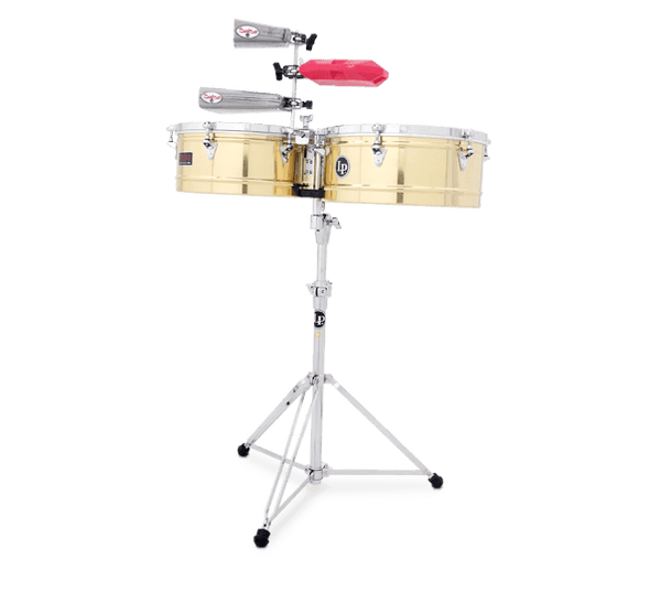 LP Prestige Srs 14 15 Timbales Brass LP1415-B
