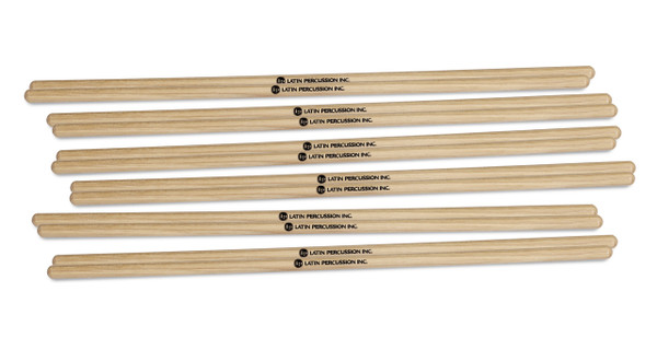 LP 3/8" Hickory Timbale Sticks 6Pair LP248B