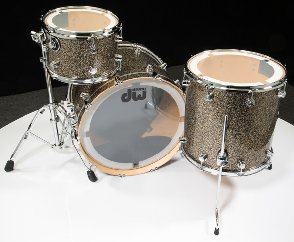 DW Performance Series 3pc Drum Kit Gold Nebula 12/16/22 Shallow
