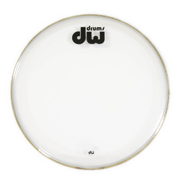 DW Design Series Logo Clear Resonant Head for Bass Drum
