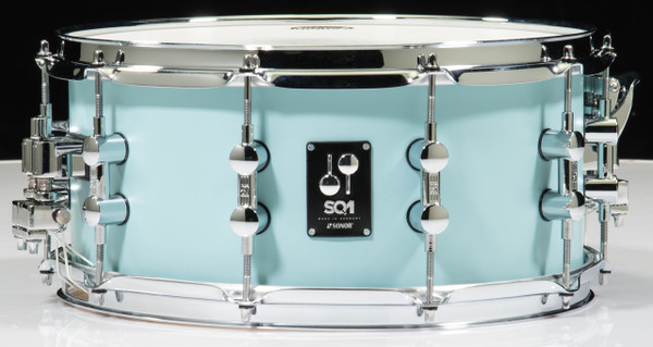 Sonor SQ1 14x6.5 Snare Drum - Cruiser Blue 100% Birch Shell