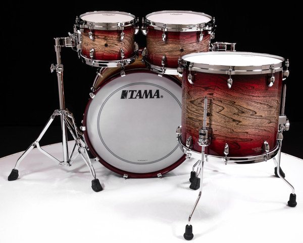 Tama Star Walnut 4pc Shell Pack  - Garnet Japanese Sen Burst