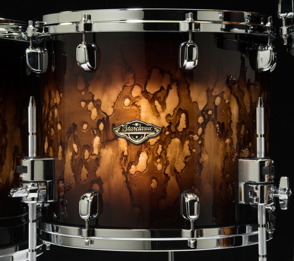 Tama Starclassic Walnut/Birch 14x12 Floor Tom  - Molten Brown Burst