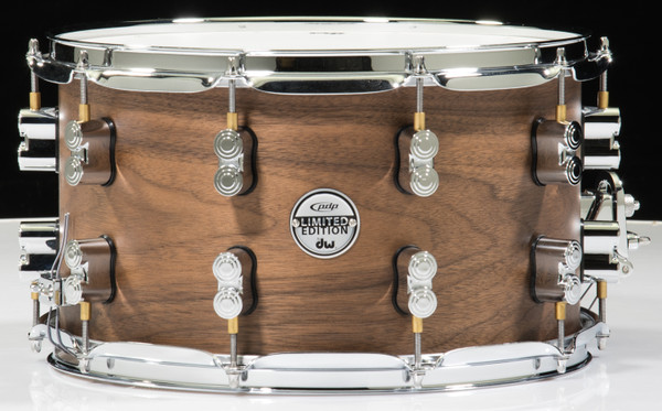 PDP Limited Edition Maple/Walnut 8x14 Snare - Natural Satin