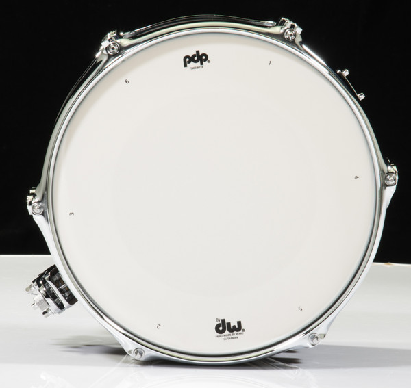 PDP Limited Edition Dry Maple 8x12 Snare Drum Dark Walnut Finish