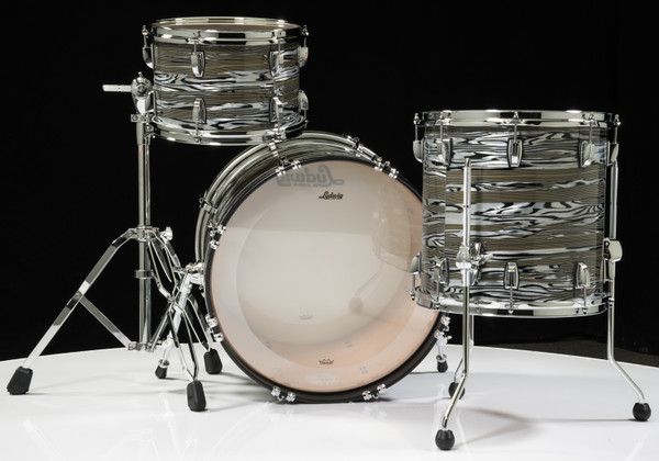 Ludwig Classic Maple Downbeat 3pc Shell Pack Avocado Strata