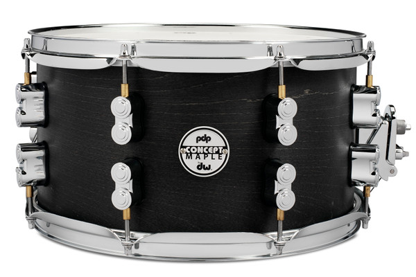 PDP Concept Black Wax Maple 7x13 Snare Drum PDSN0713BWCR