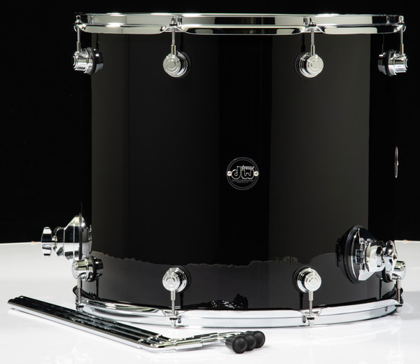 DW Performance Series 16"x18" Floor Tom Gloss Black DRPF1618LTGB