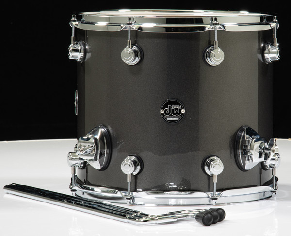 DW Performance Series 12x14 Floor Tom - Gun Metal Lacquer