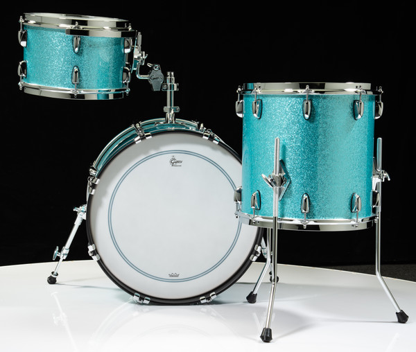 Gretsch Brooklyn Series 3pc  - Turquoise Sparkle Nitron 12/14/20
