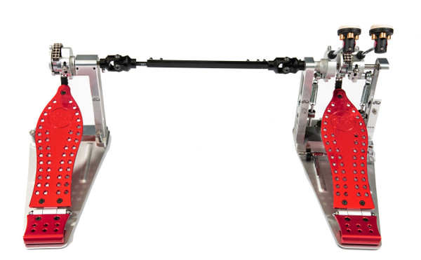 DW Machined Chain Drive Double Pedal - Special Edition Red