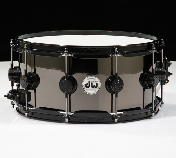 DW Collector's 6.5x14 Black Nickel over Brass Snare - Demo