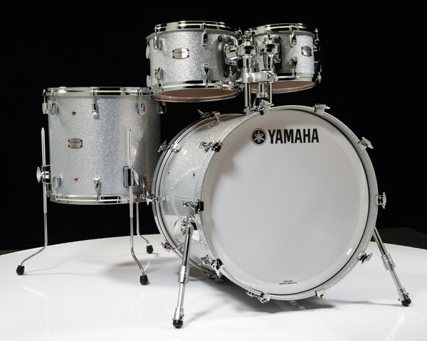 Yamaha Absolute Hybrid Maple 4pc 10/12/16/22 Silver Sparkle