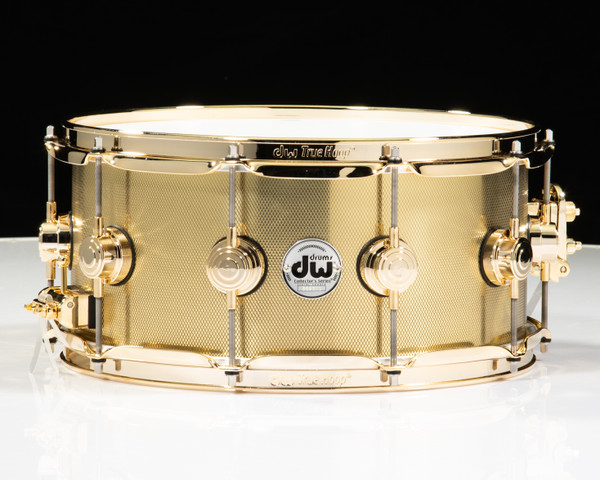 DW Collector's Knurled Brass 6.5x14 Snare Drum