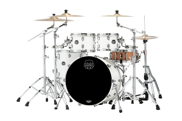Mapex Saturn 4pc Rock Shell Pack - Satin White
