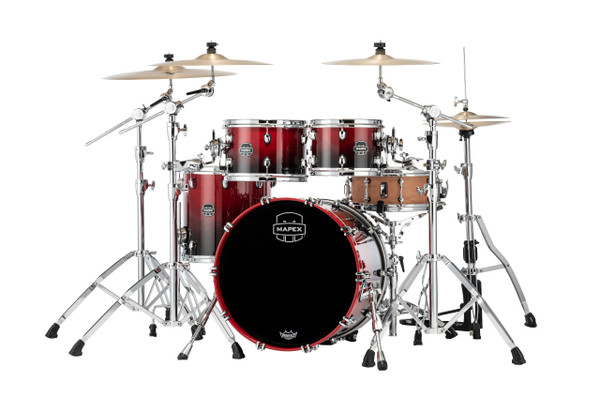 Mapex Saturn 4pc Rock Shell Pack - Scarlet Fade