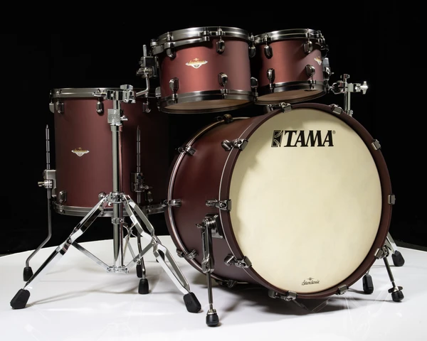 Tama Starclassic Maple 4pc Shell Pack  - Flat Burgundy Metallic