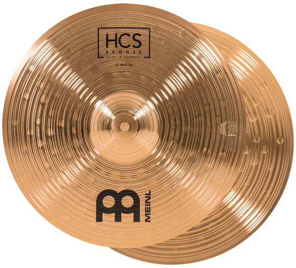 Meinl HCS 14” Hihat (Hi Hat) Pair Traditional Finish
