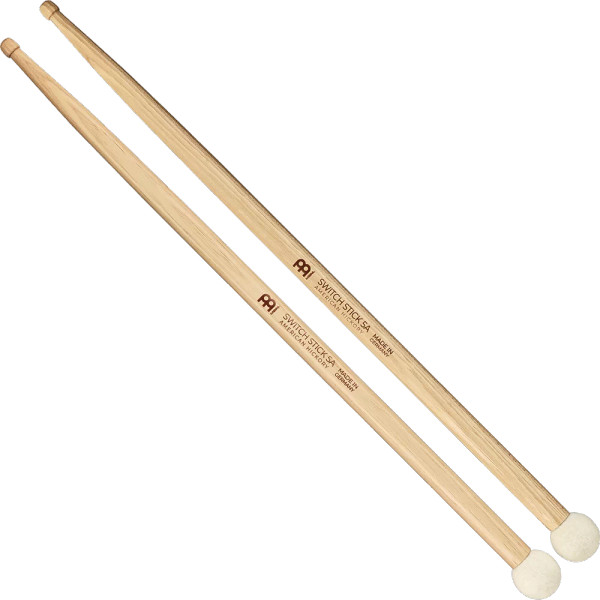 Meinl Switch Stick, Hybrid 5A/Hard Felt Mallet, American Hickory