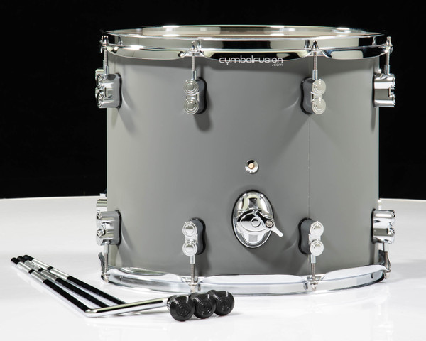 PDP Concept Maple 12x14 Tom - Satin Pewter