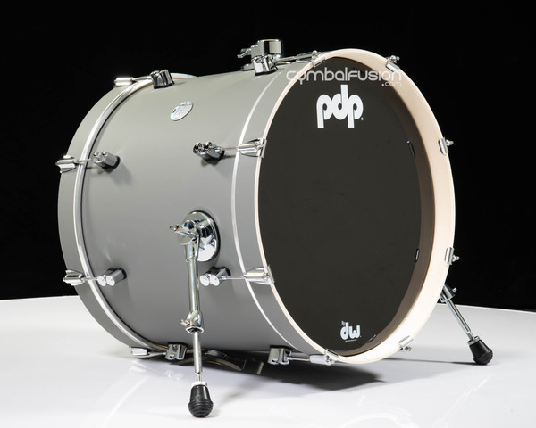PDP Concept Maple 16X20 Bass Drum - Satin Pewter