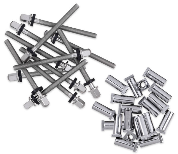 DW True Pitch 50 Tension Rods for 8in-13in Toms - 12pk