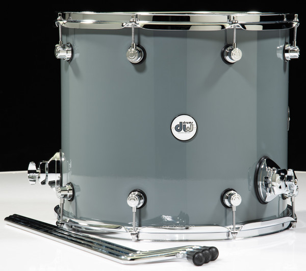DW Design Series 16x18 Floor Tom - Steel Gray